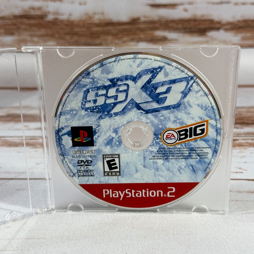 SSX 3 Sony PlayStation 2 PS2 Game Disc Only SLUS 20772GH EA Sports
